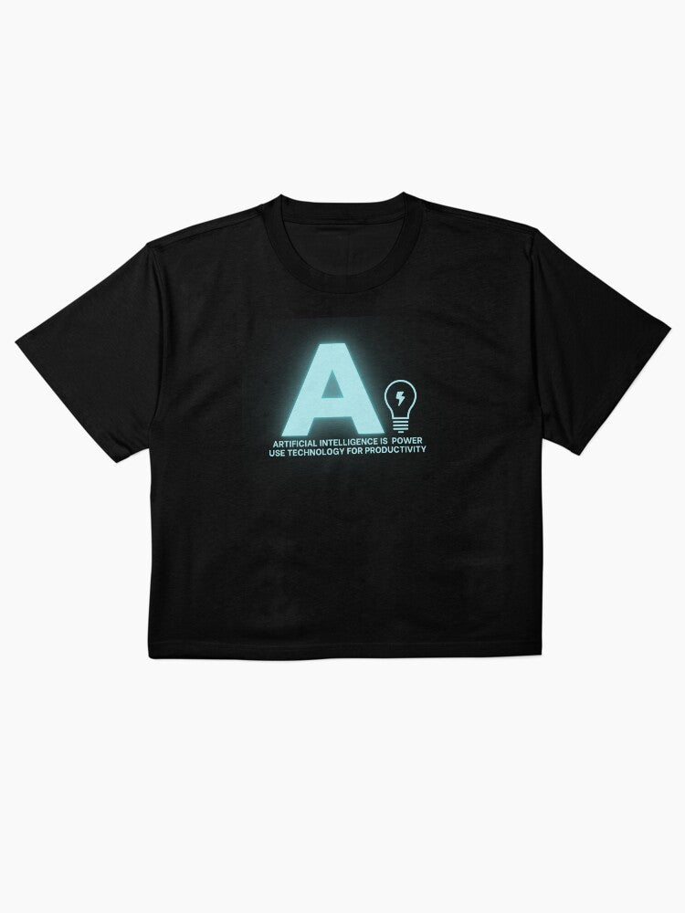 AI Is Power Electricity Shirt Future Tech Graphic Tee