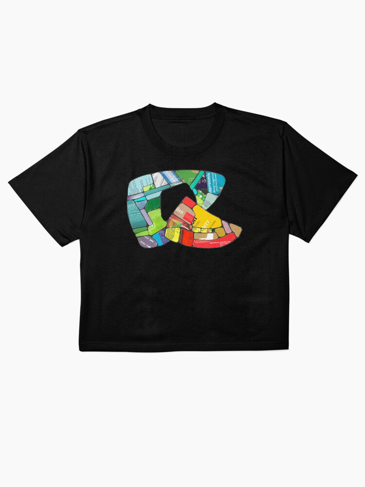 Capital Stone R Shirt Alphabet Minimalist Boxy Tee