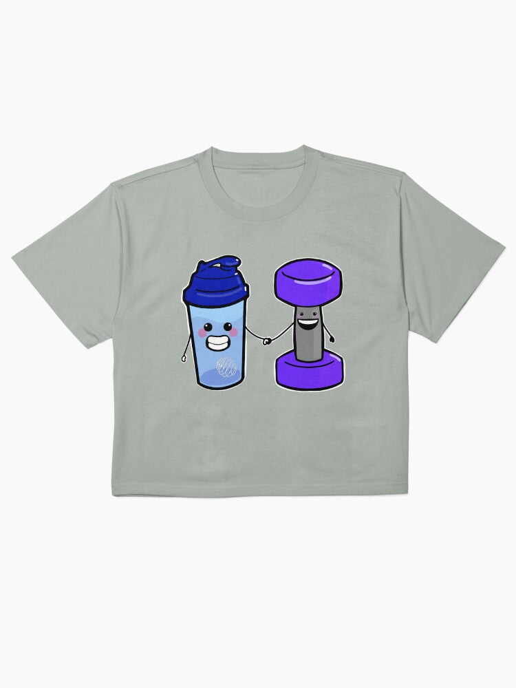 BFF Cute Protein and Weights Shirt Gym Motivation Tee