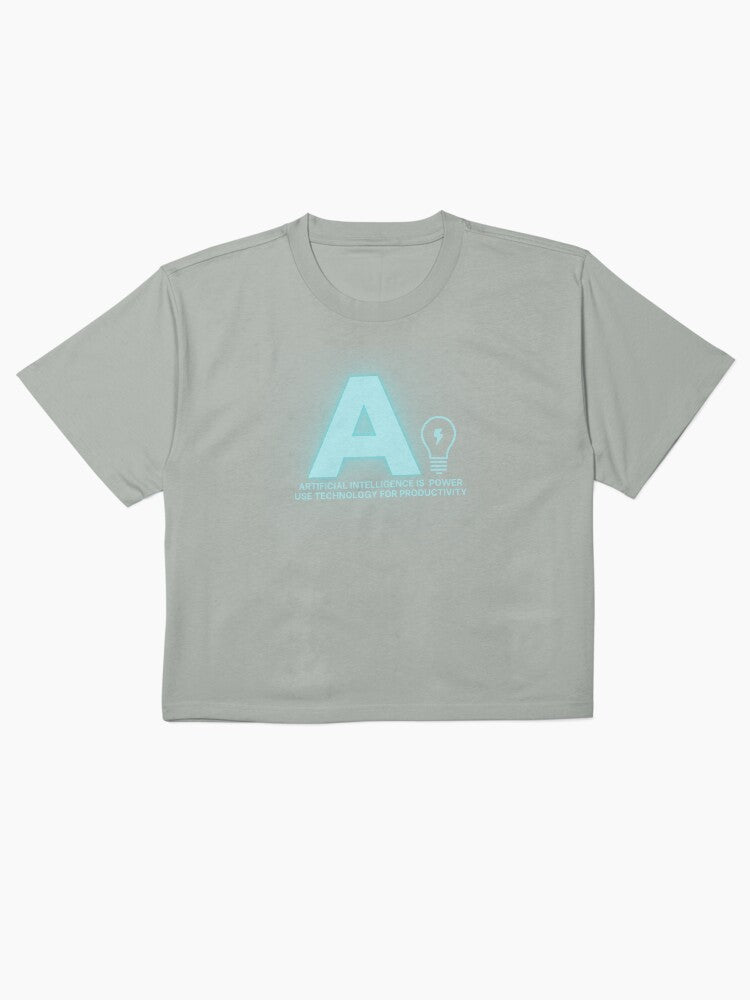 AI Is Power Electricity Shirt Future Tech Graphic Tee
