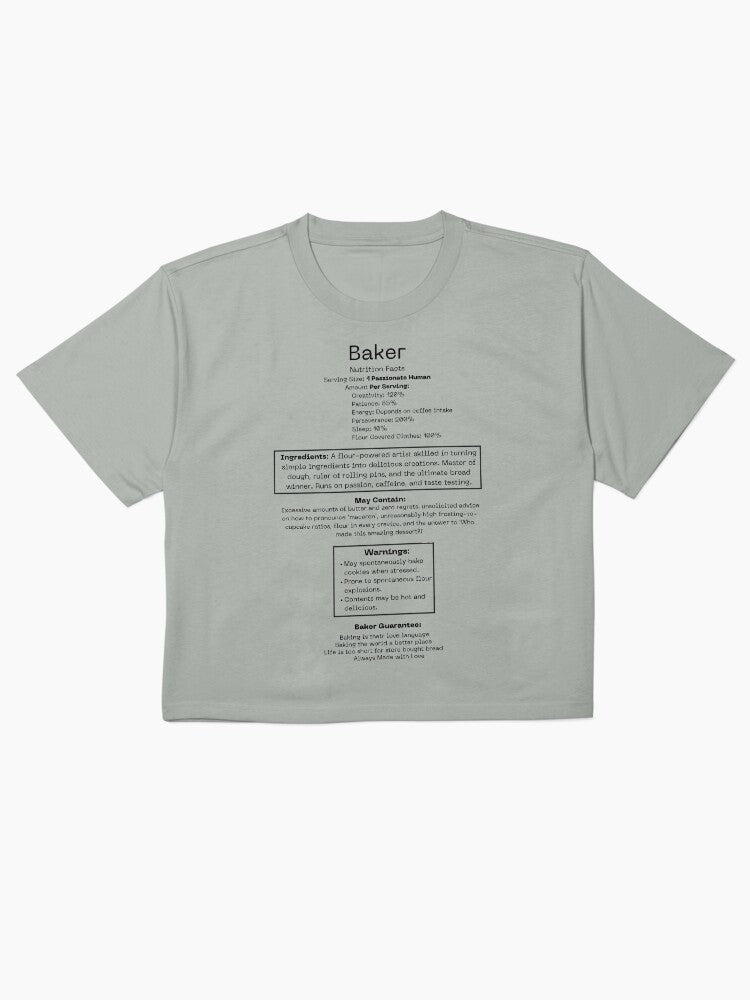 Baker Label Graphic Shirt Professional Pastry Chef Tee