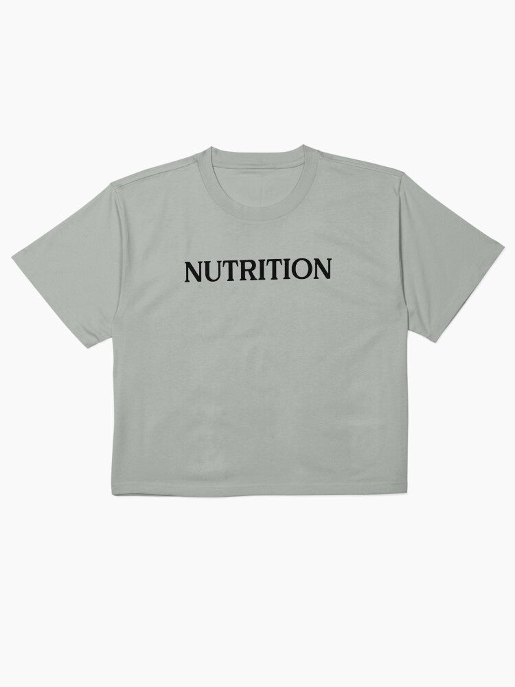 Bold Nutrition Typography Shirt Health Expert Graphic Tee