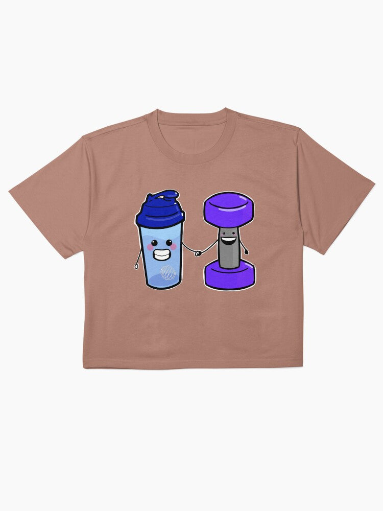 BFF Cute Protein and Weights Shirt Gym Motivation Tee