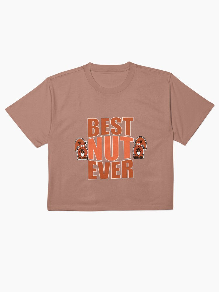 Best Nut Ever Twin Squirrels Shirt Funny Nature Graphic
