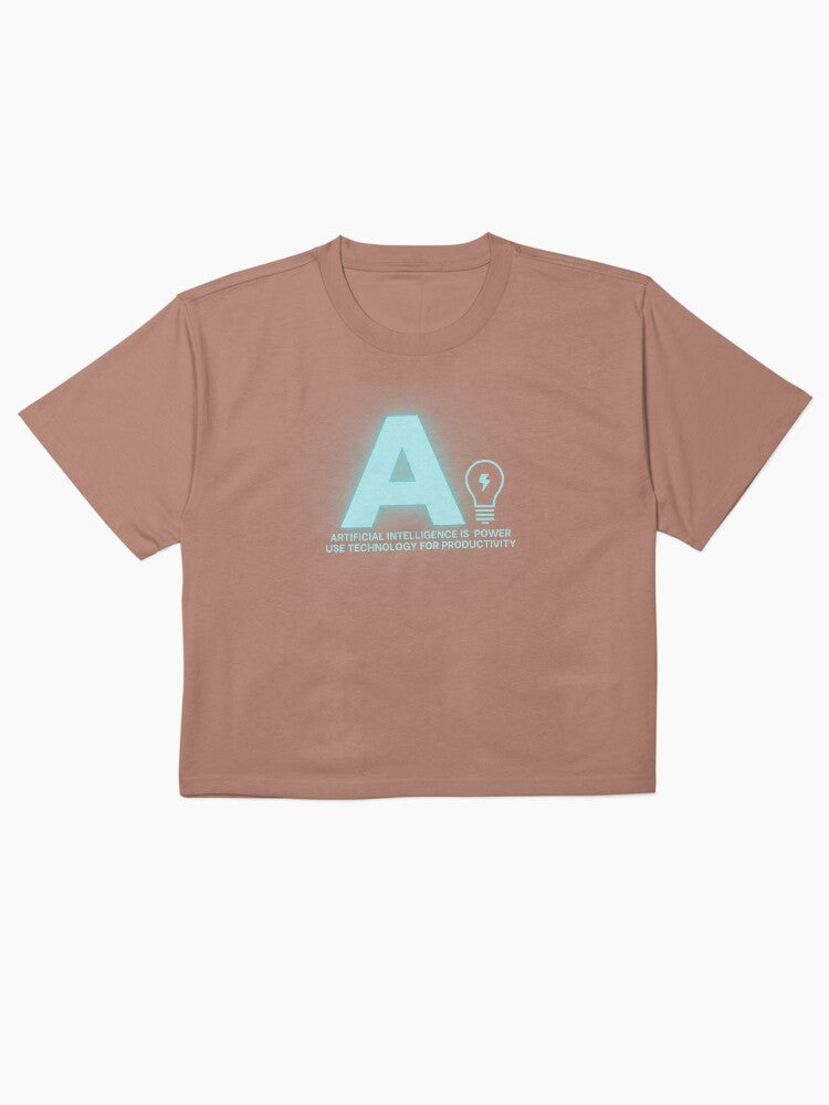 AI Is Power Electricity Shirt Future Tech Graphic Tee