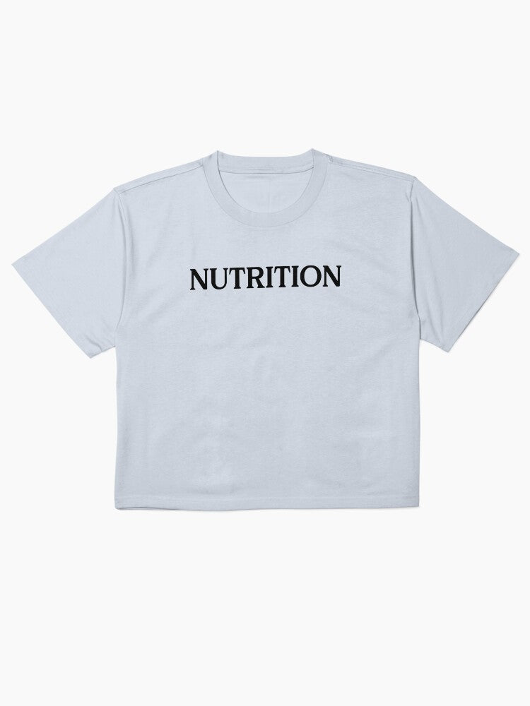 Bold Nutrition Typography Shirt Health Expert Graphic Tee