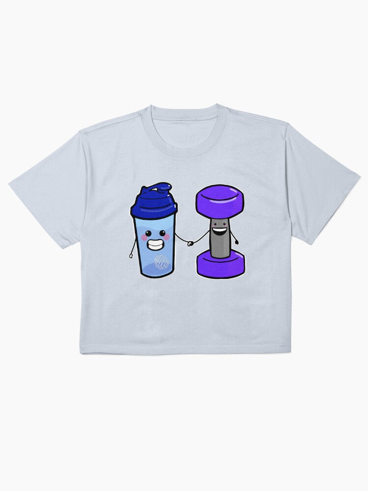 BFF Cute Protein and Weights Shirt Gym Motivation Tee