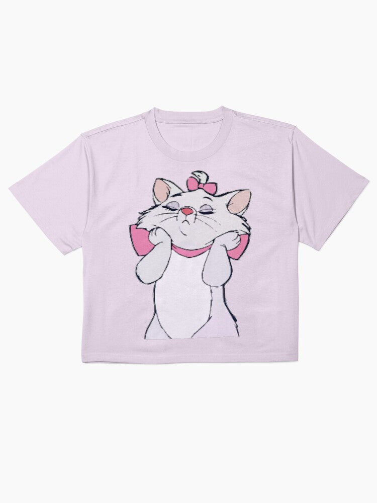 Aristocats Marie Disney Fan Boxy T-Shirt Cute Cartoon Character