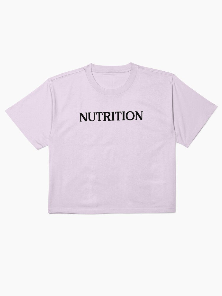 Bold Nutrition Typography Shirt Health Expert Graphic Tee