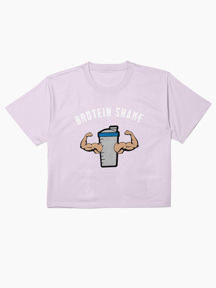 Brotein Shake Weightlifting Shirt Funny Gym Bro Graphic