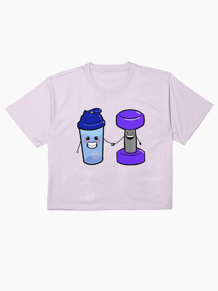 BFF Cute Protein and Weights Shirt Gym Motivation Tee