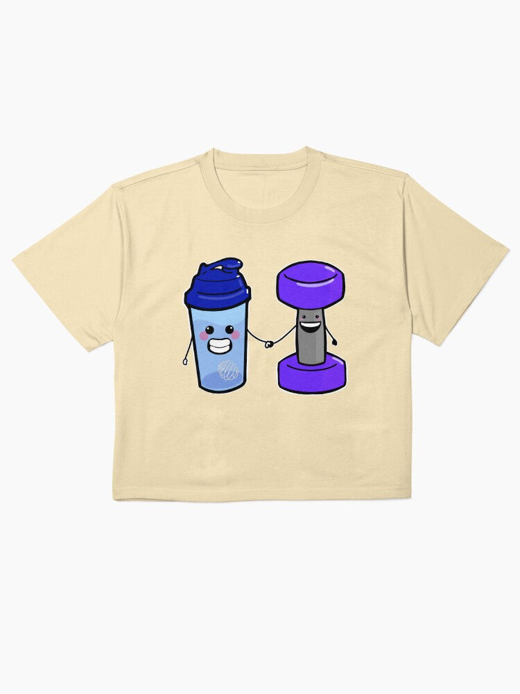 BFF Cute Protein and Weights Shirt Gym Motivation Tee