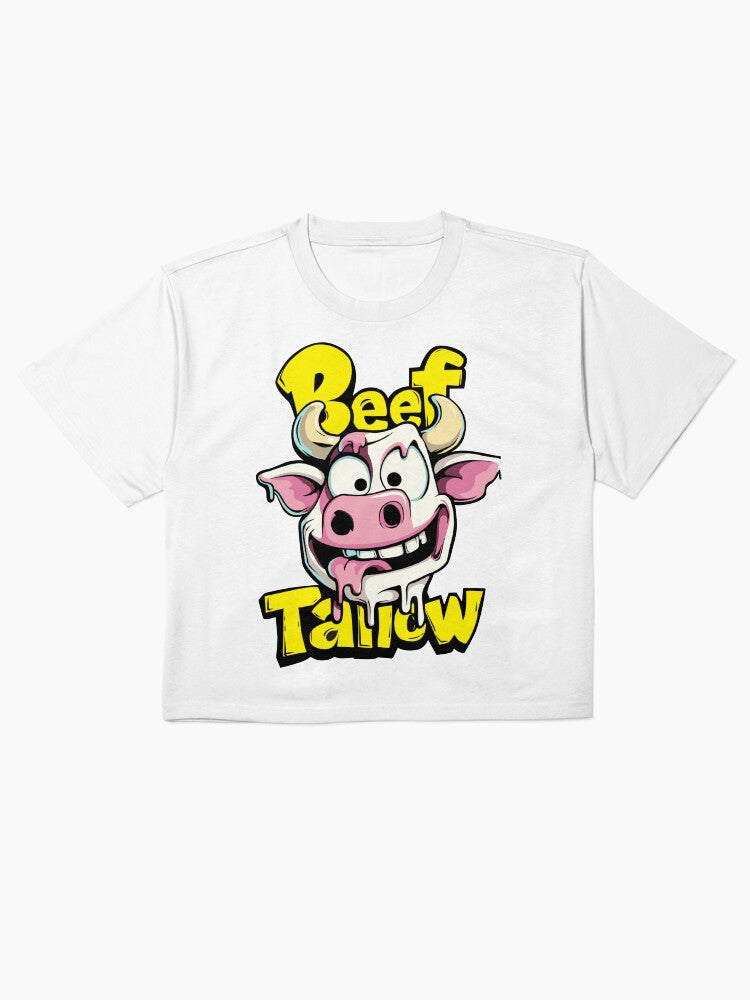 Beef Tallow Carnivore Diet Boxy T-Shirt Ancestral Health Design