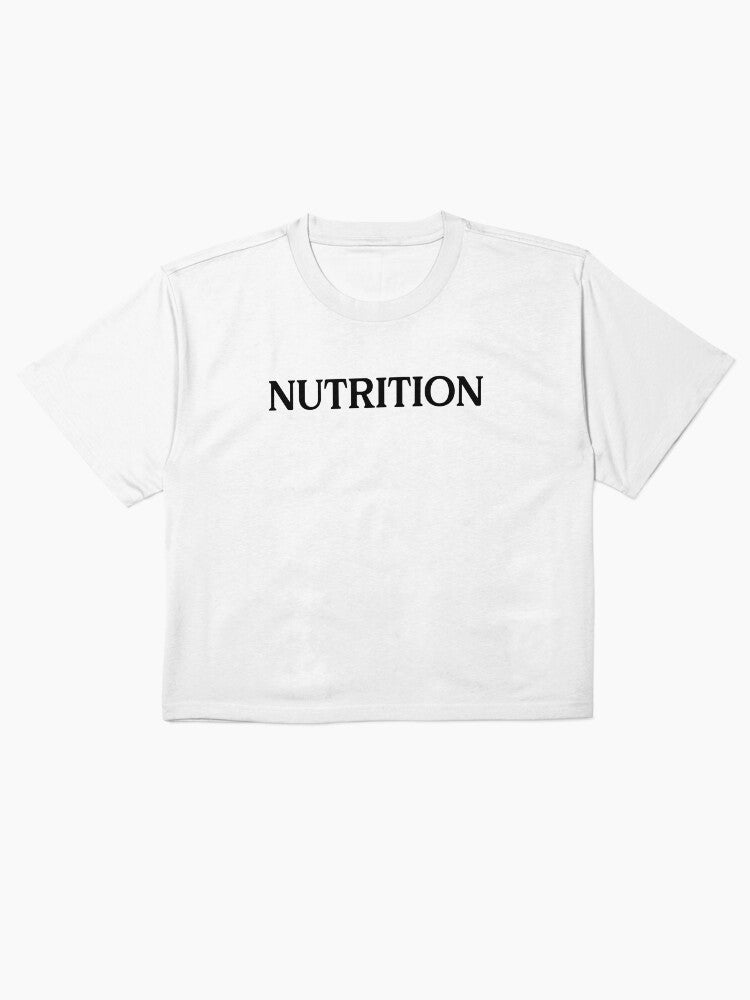 Bold Nutrition Typography Shirt Health Expert Graphic Tee