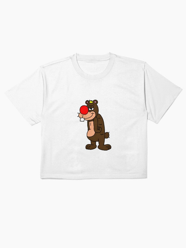 Bobby Bear Cute Animal Graphic Shirt Soft Boxy Fit Tee