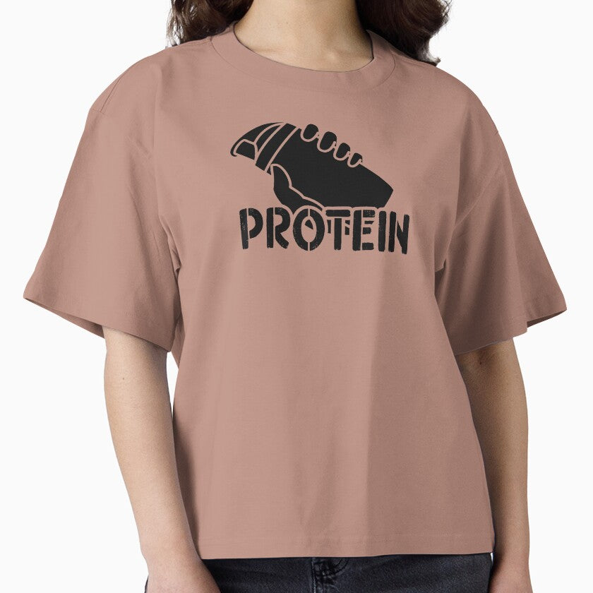 Black Protein Shaker Shirt Fitness Quote Graphic Tee Hazy Pink