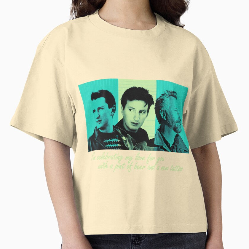 Billy Bragg Love Song Shirt Musical Tribute Boxy Tee Butter