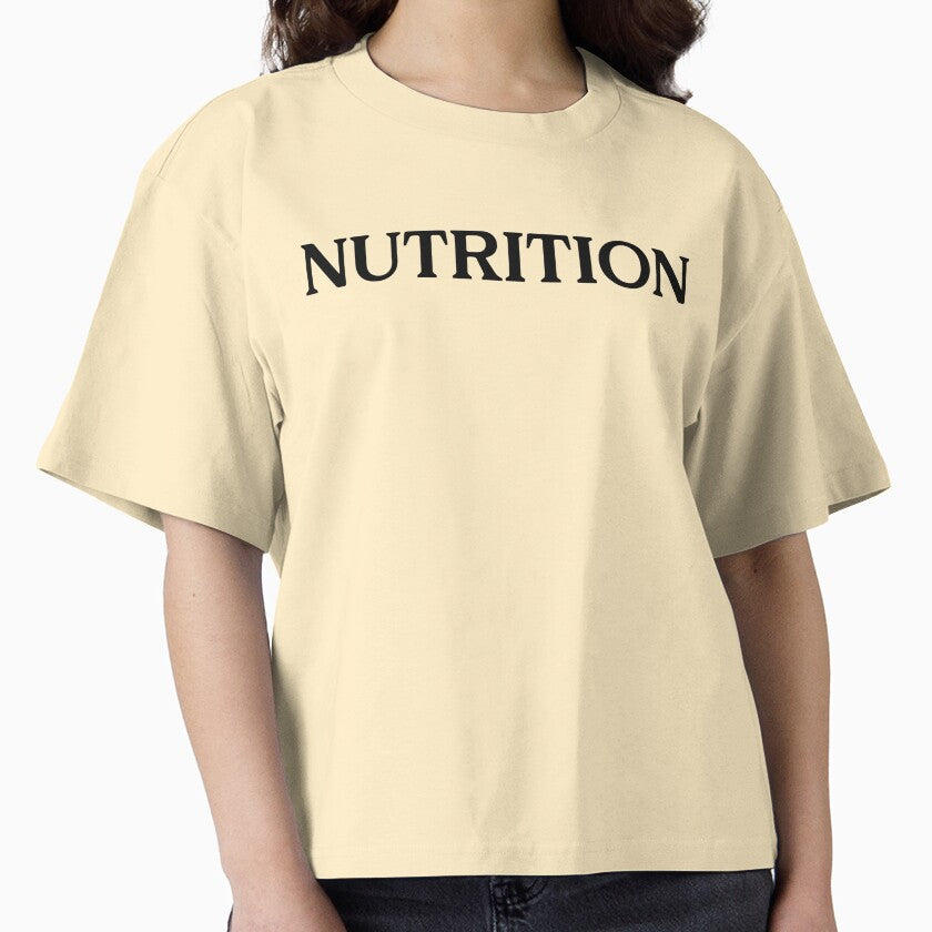 Bold Nutrition Typography Shirt Health Expert Graphic Tee Butter